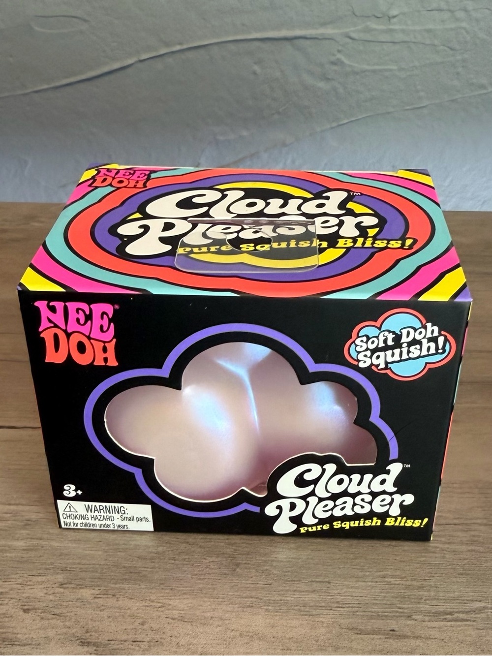 Cloud Pleaser NeeDoh Soft Doh Squish - iridescent cloud